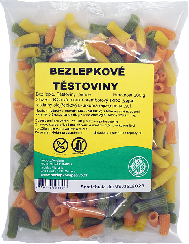 Bezlepkové těstoviny