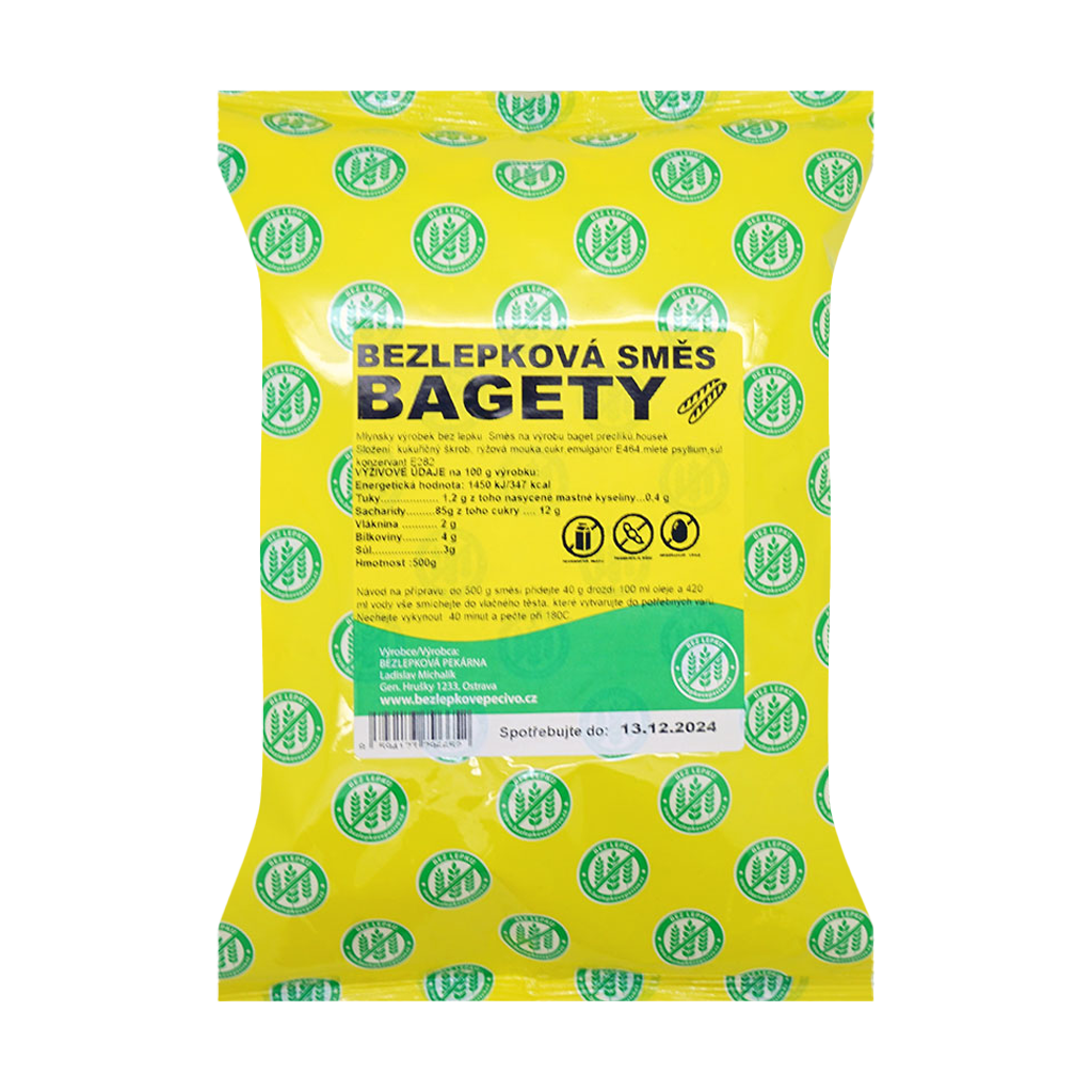 Bezlepkové směsi na pečení