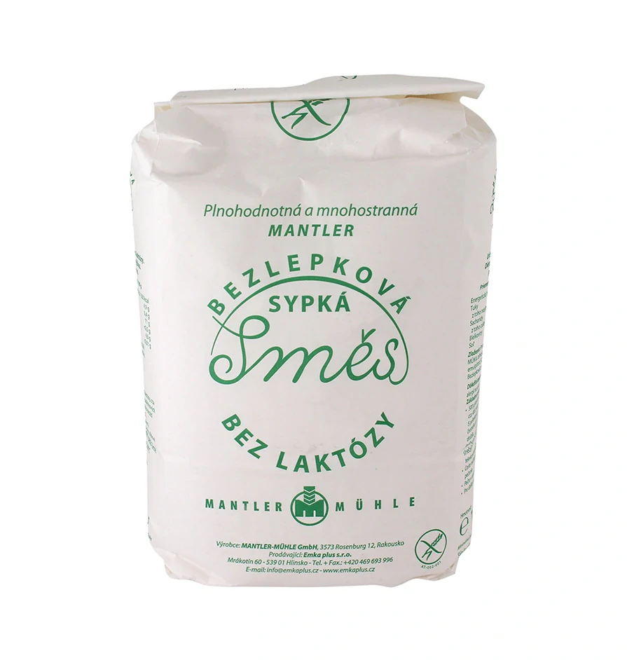 Bezlepková mouka Mantler bez laktózy 1kg