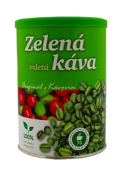 Zelená mletá káva 230g Kávoviny