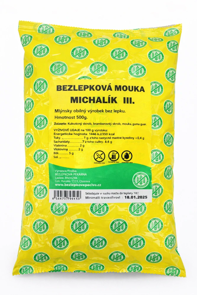 Bezlepková mouka MICHALÍK III -500g