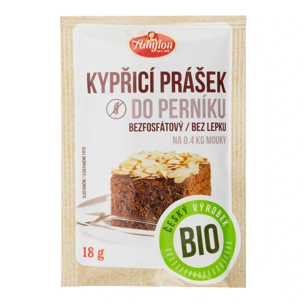 Bio Kypřicí prášek do perníku bezlepkový AMYLON 18g