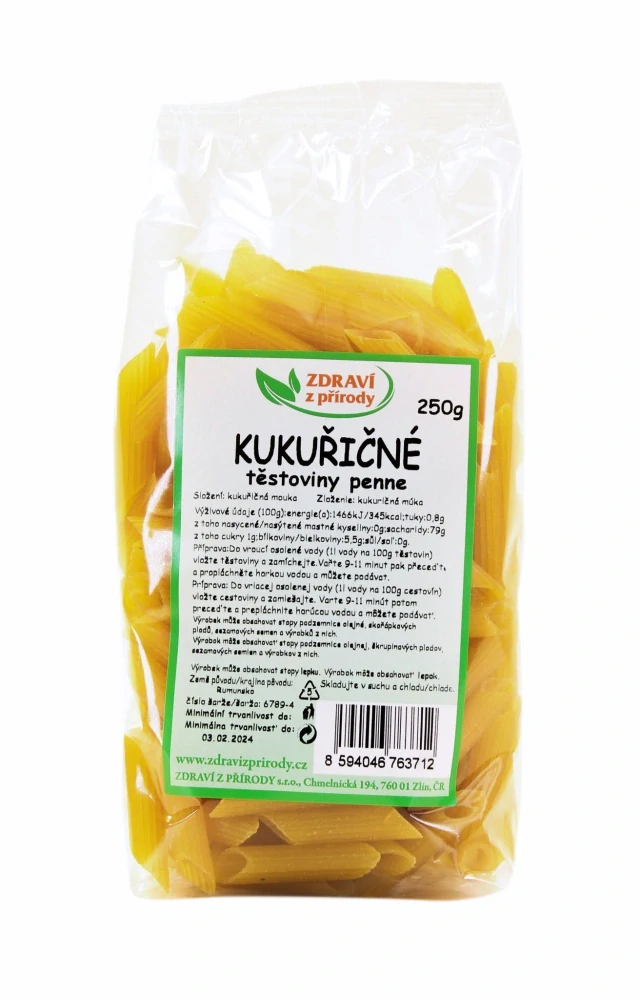 Těstoviny bezlepku kukuřičné vřetena 200g ZP