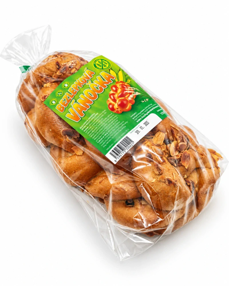 Bezlepková vánočka 1ks /360g