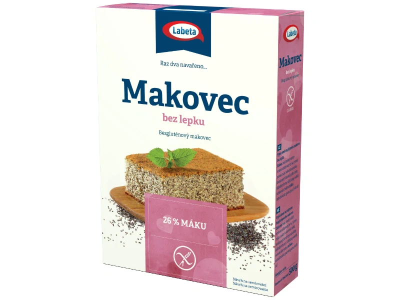 Bez lepku Makovec 500g labeta