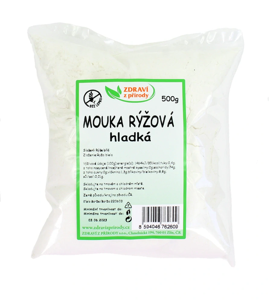 Bezlepku Rýžová mouka hladká 500g Jedek