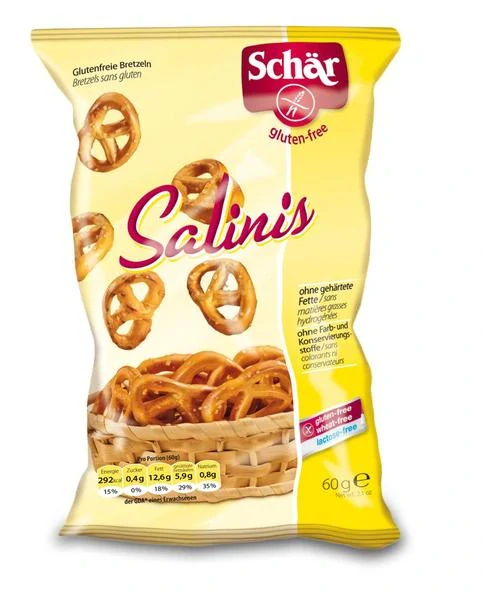 Bezlepkové Salinis preclíky 60g