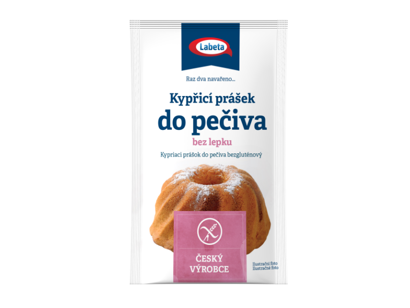 Kypřící prášek bez lepku 12g Labeta