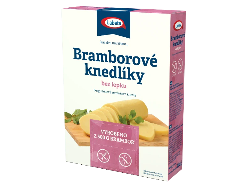 Bezlepkové Bramborové knedlíky 300g Labeta