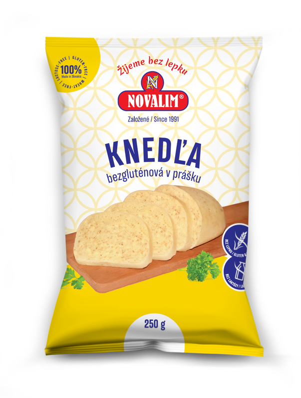 Bezlepkový knedlík v prášku 250g Novalim