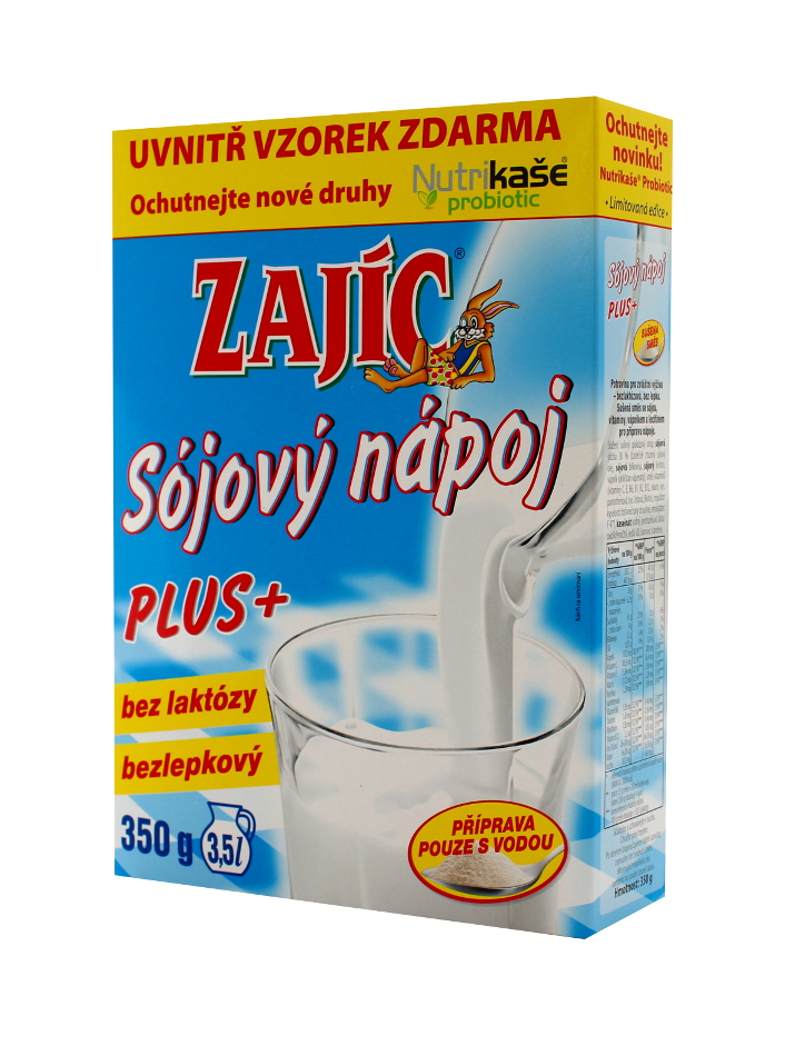 Sójový nápoj instatní 400g Zajíc Mogador