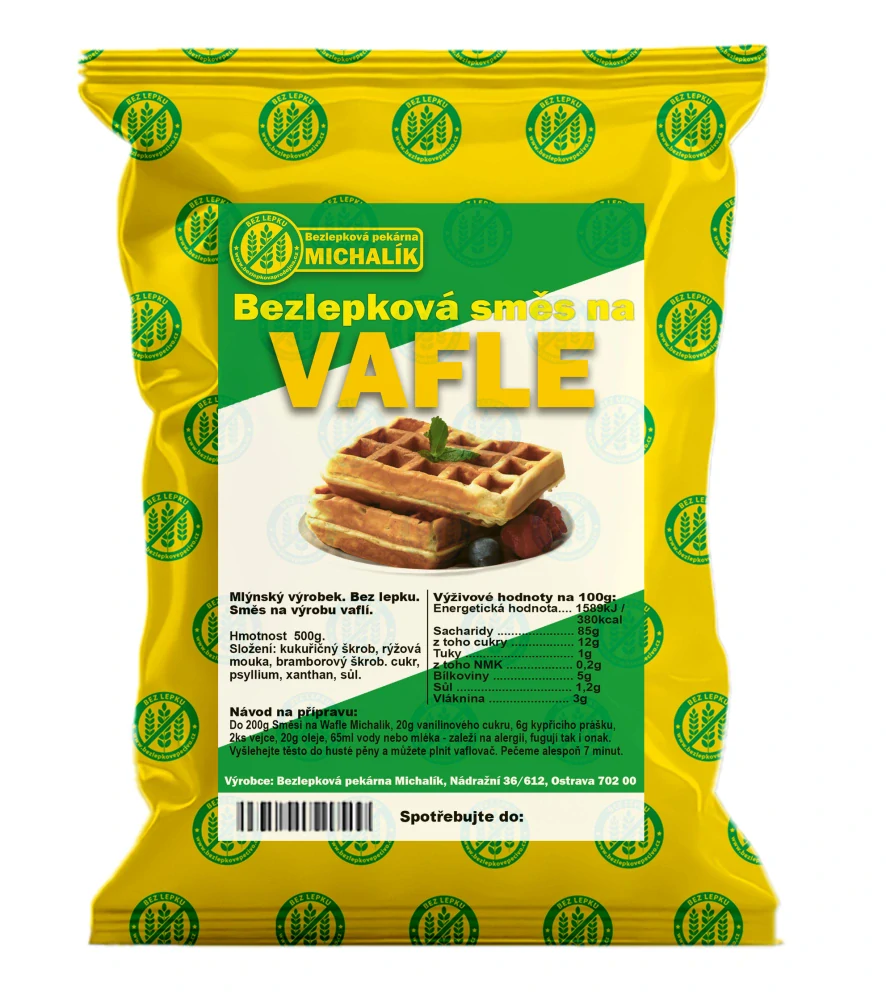 Bezlepková směs na Vafle 200g