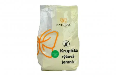 Bezlepková Krupička rýžová jemná - Natural 500g