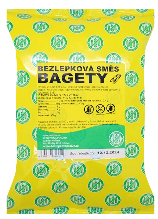 Bezlepková směs BAGETY 500g