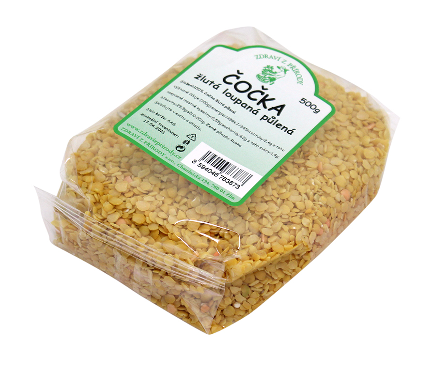 Čočka žlutá půlená 500g
