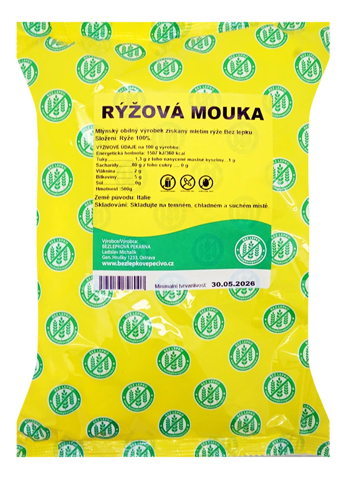 Rýžová mouka bezlepku 500g