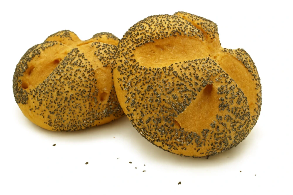 Bezlepkové kaiserky makové 2ks