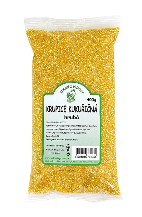 Kukuřičná krupice polohrubá 400g