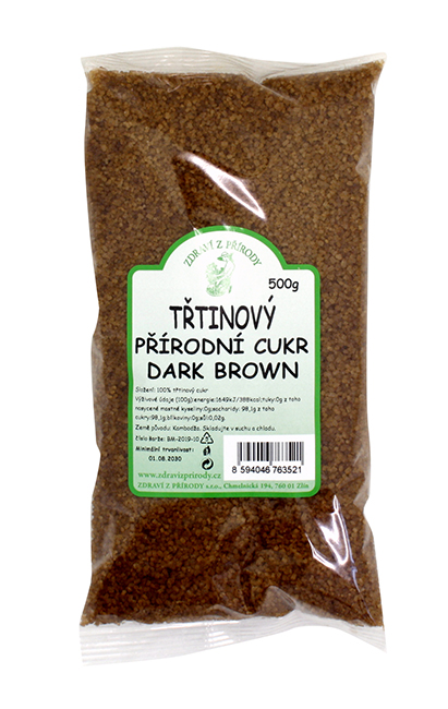 Cukr třtinový Dark 500g