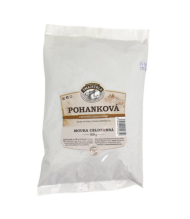 Pohanková mouka celozrnná 500g