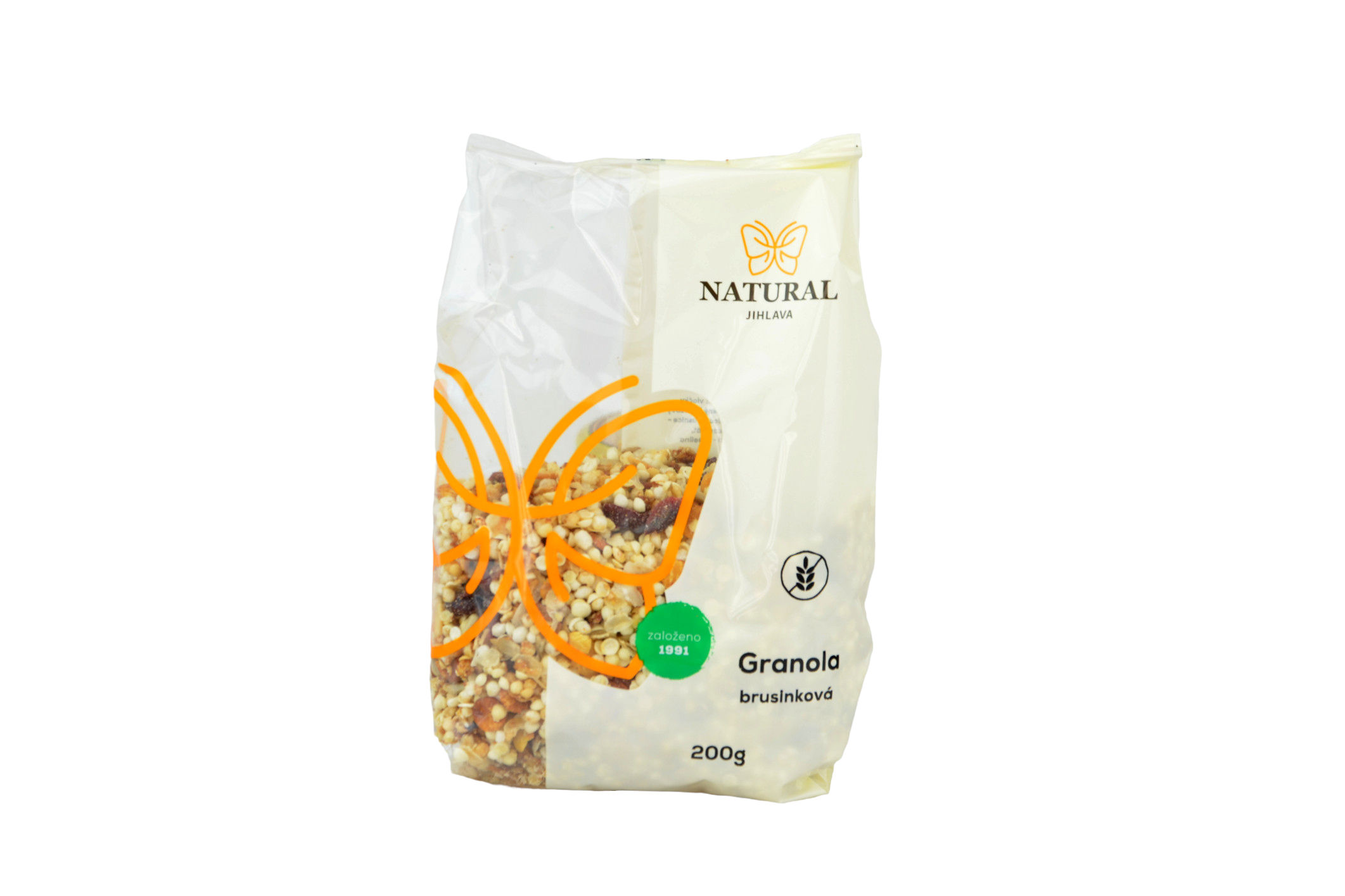 Bezlepková Granola brusinková 200g