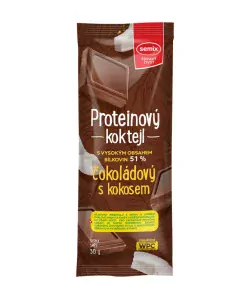 Proteinový koktejl čokoládový s kokosem 30g