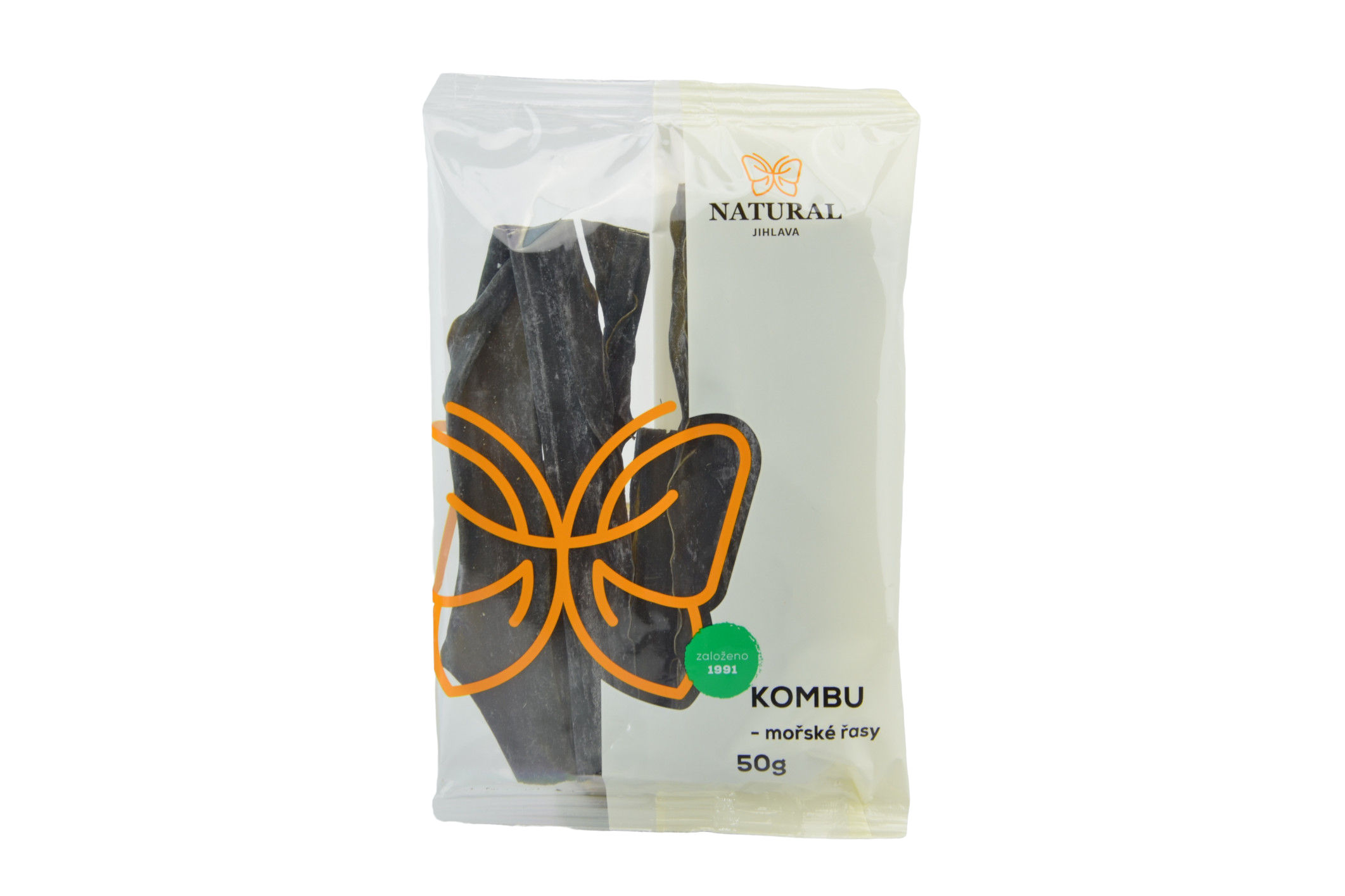 Mořské řasy Kombu 50g Jihlava