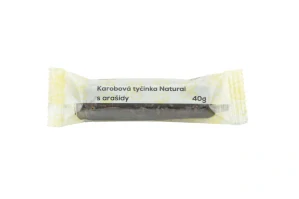Tyčinka karobová s arašídy 45g