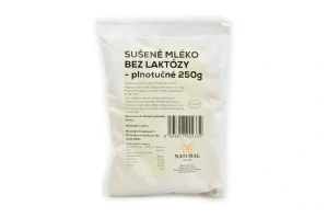 Sušené mléko bez laktózy - plnotučné - Natural 250g