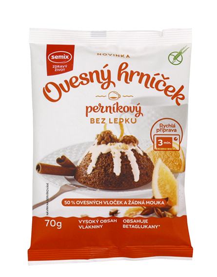 Bezlepku Ovesný hrníček Perníkový 70g Semix
