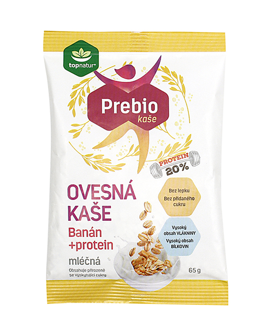 Kaše prebio banán, protein mléčná 65g
