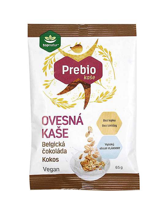 Kaše prebio kokos, čoko bez mléka 65g Topnatur