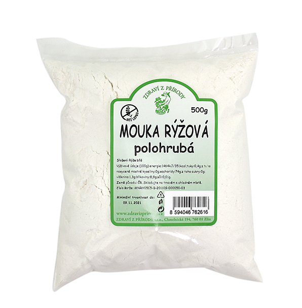 Mouka rýžová polohrubá 500g ZP