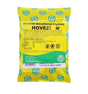 Bezlepková istantní polévka Hovězí 60g