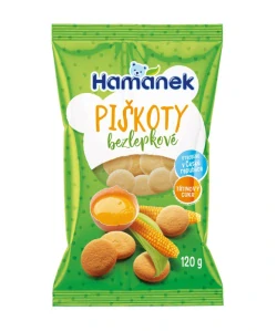 Bezlepkové piškoty 120g Hamánek