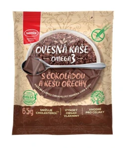Ovesná kaše bezlepku s čokoládou a kešu 65g