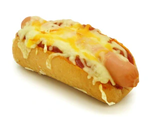 Bezlepkový zapečený párek v rohlíku ks