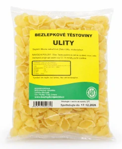 Bezlepkové těstoviny ulity 250g