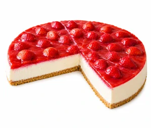 Jahodový cheesecake bez lepku a laktózy