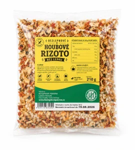 Bezlepkové houbové rizoto