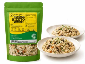 Bezlepkové houbové rizoto