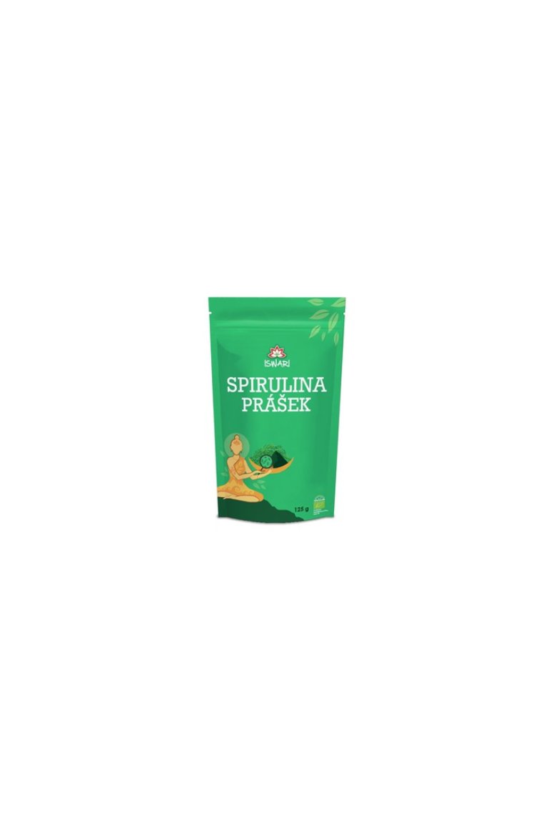 Spirulina prášek, Iswari 125g BIO