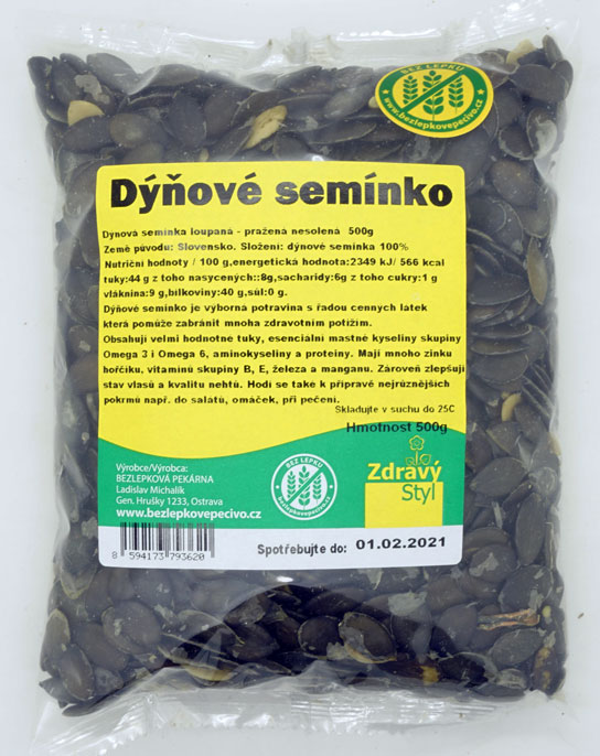 Dýňové semínko loupané