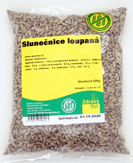 Slunečnice loupaná 500g 