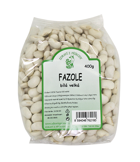 Fazole bílá velká 400g 