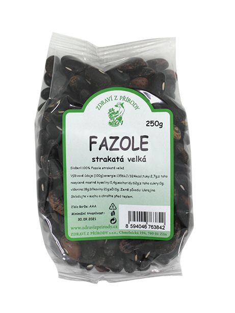 Fazole strakatá velká 250g