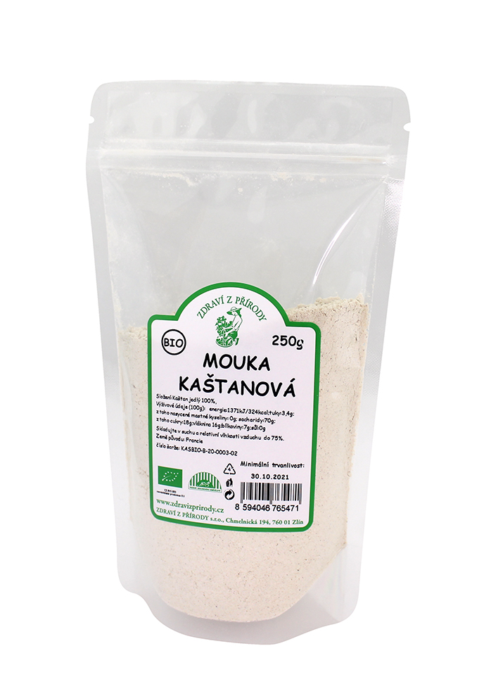 Bezlepku Kaštanová mouka 250g BIo