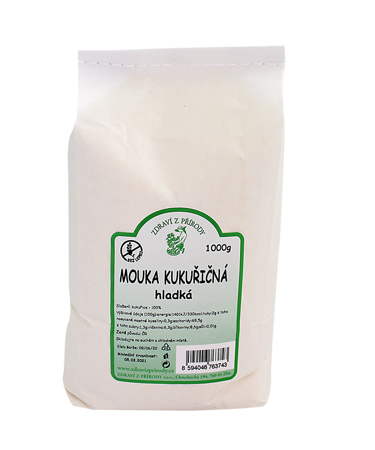 Bezlepku Mouka kukuřičná hladká 1000g 