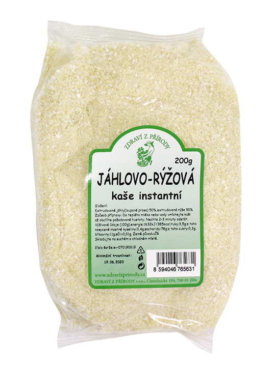 Bezlepková Kaše jáhlovo-rýžová inst. 200g