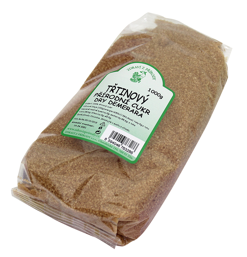 Třtinový cukr Demerara 1kg